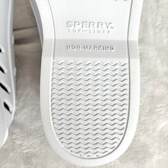 SPERRY Authentic Original Float Cozy Slip-On White Boat Shoe--NEW--8 - Picture 14 of 16